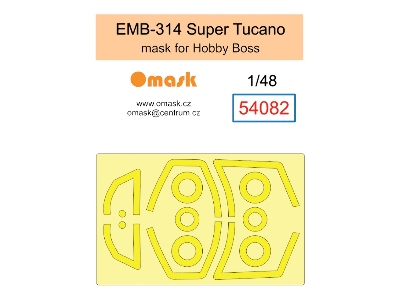 Embraer Emb-314 Super Tucano - Paint Mask Set (For Hobby Boss Kits) - image 1