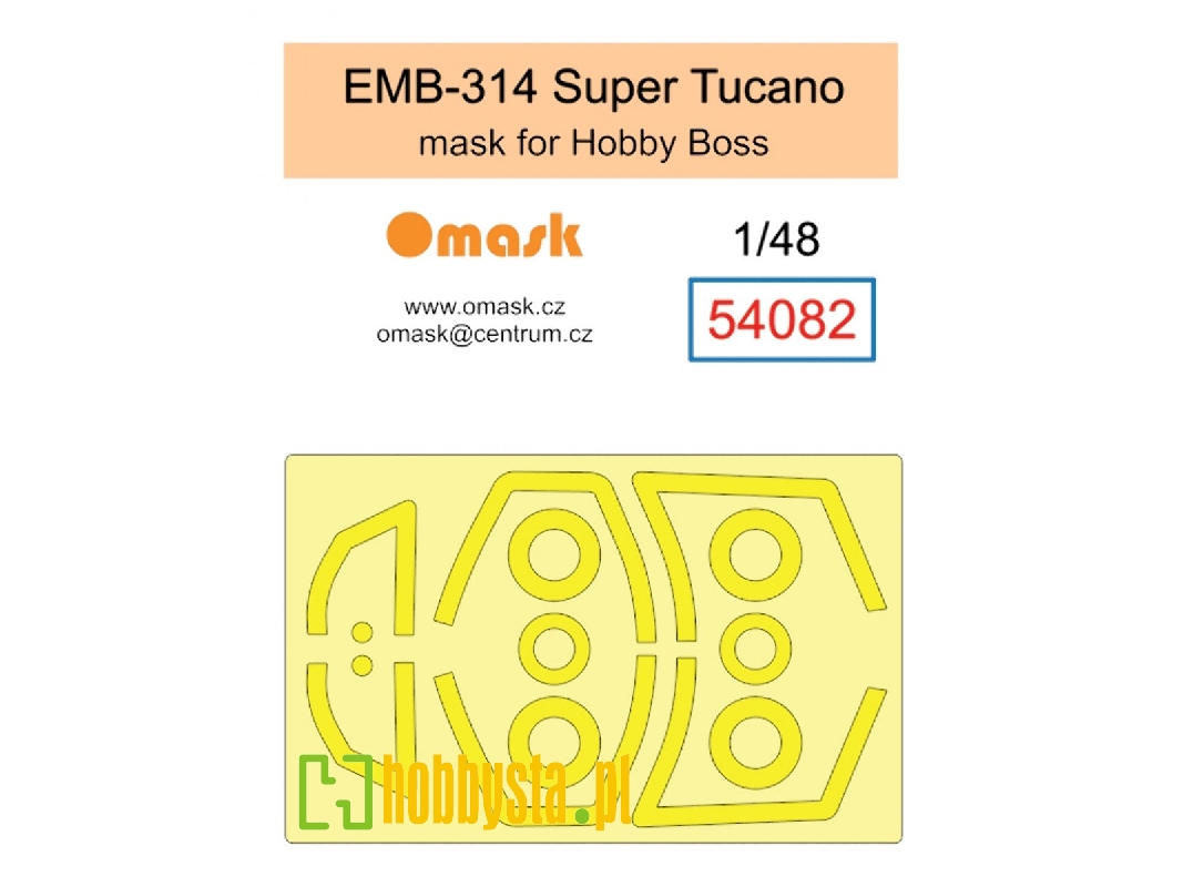 Embraer Emb-314 Super Tucano - Paint Mask Set (For Hobby Boss Kits) - image 1