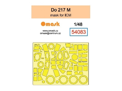 Dornier Do-217 M - Mask Set (For Icm Kits) - image 1