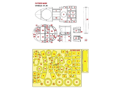 Dornier Do-217 M - Double-sided Mask Set (For Icm Kits) - image 2
