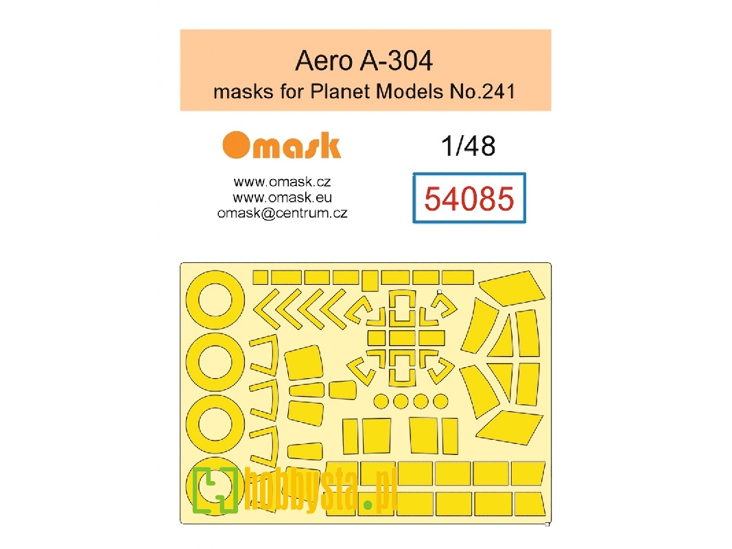 Aero A-304 - Mask Set (For Planet Models No.241 Kit) - image 1