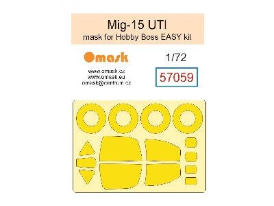 Mig-15 Uti - Mask Set (For Hobby Boss Easy Kits) - image 1