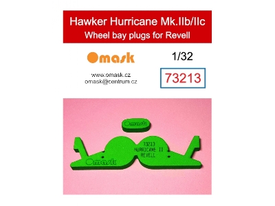 Hawker Hurricane Mk.Iib / Mk.Iic - Wheel Bay Plugs (For Revell Kits) - image 1