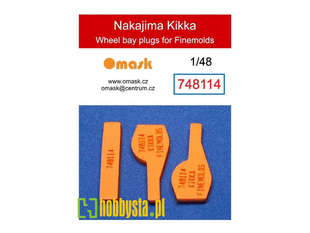 Nakajima Kikka - Wheel Bay Plugs (For Finemolds Kits) - image 1