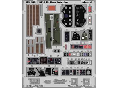 F6F-5 interior S. A. 1/32 - Trumpeter - image 1