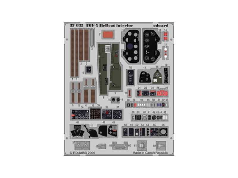 F6F-5 interior S. A. 1/32 - Trumpeter - image 1