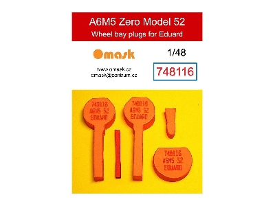 Mitsubishi A6m5 Zero Model 52 - Wheel Bay Plugs (For Eduard Kits) - image 1