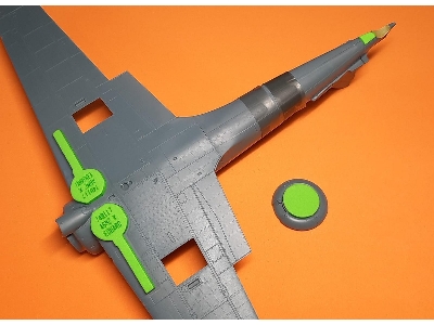 Mitsubishi A6m2 K Zero - Wheel Bay Plugs (For Eduard Kits) - image 2