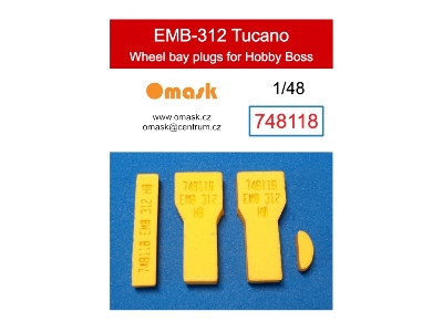 Embraer Emb-312 Tucano - Wheel Bay Plugs (For Hobby Boss Kits) - image 1