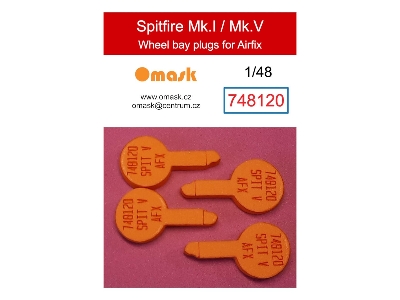 Supermarine Spitfire Mk.I / Mk.V - Wheel Bay Plugs (For Airfix Kits) - image 1