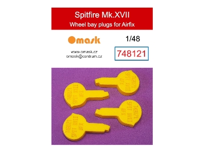 Supermarine Spitfire Mk.Xvii - Wheel Bay Plugs (For Airfix Kits) - image 1