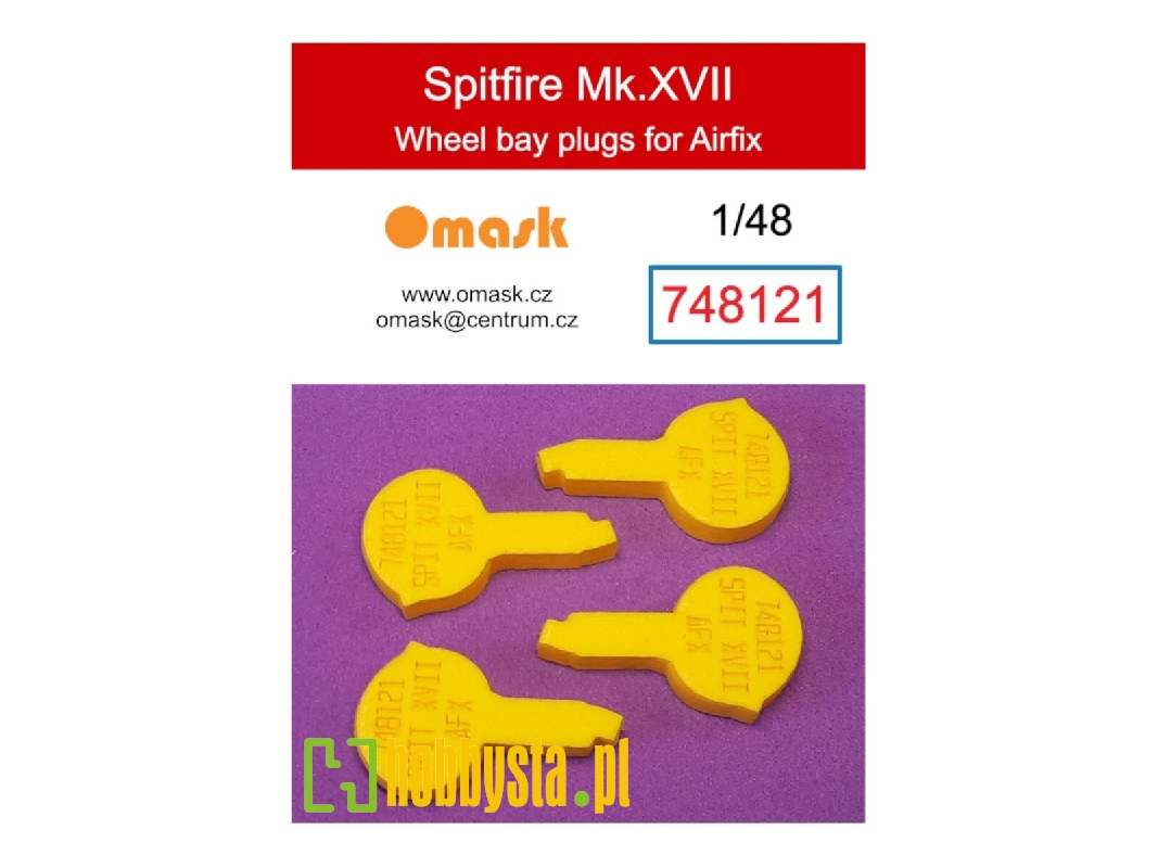 Supermarine Spitfire Mk.Xvii - Wheel Bay Plugs (For Airfix Kits) - image 1