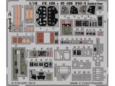 F6F-5 interior S. A. 1/48 - Hobby Boss - - image 1