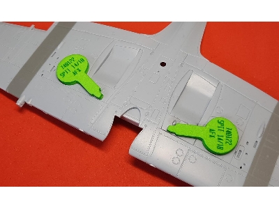 Supermarine Spitfire Mk.Xiv / Mk.Xviii - Wheel Bay Plugs (For Airfix Kits) - image 2