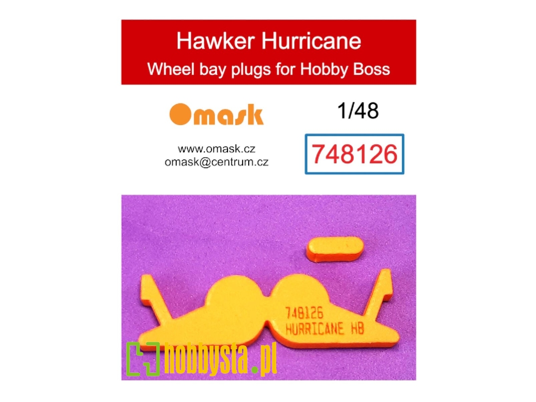 Hawker Hurricane - Wheel Bay Plugs (For Hobby Boss Kits) - image 1