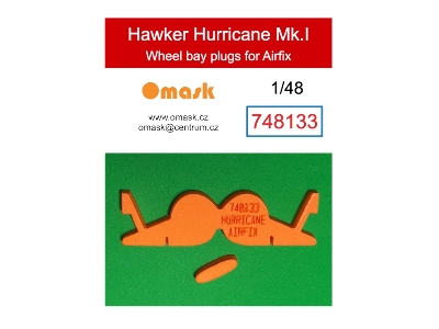 Hawker Hurricane Mk.I - Wheel Bay Plugs (For Airfix Kits) - image 1