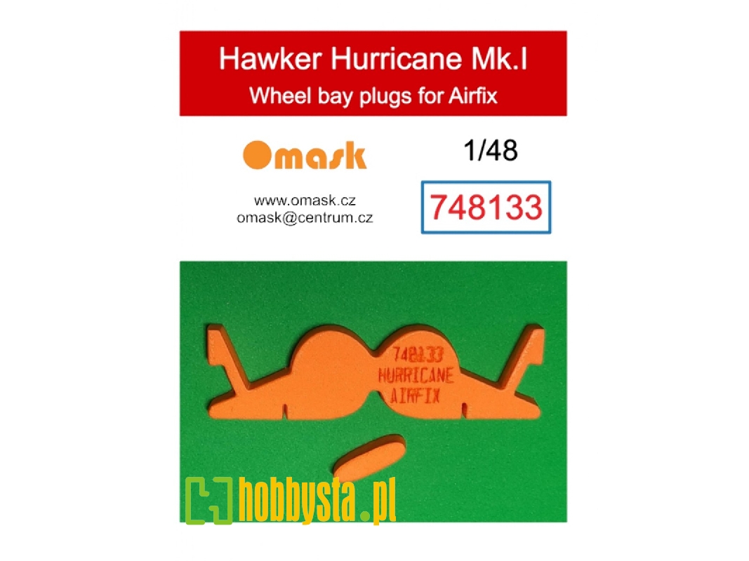 Hawker Hurricane Mk.I - Wheel Bay Plugs (For Airfix Kits) - image 1
