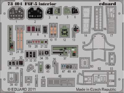 F6F-5 interior S. A. 1/72 - Dragon - image 1