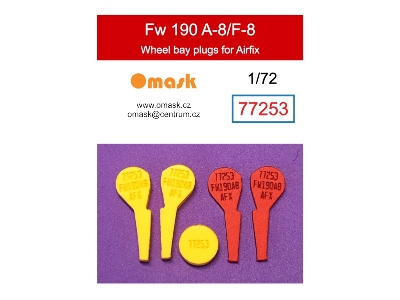 Focke Wulf Fw-190 A-8 / F-8 - Wheel Bay Plugs (For Airfix Kits) - image 1