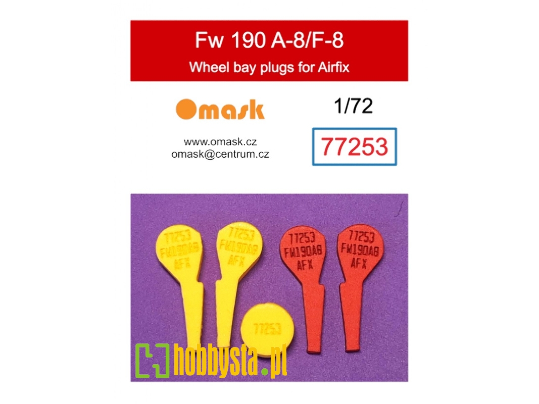 Focke Wulf Fw-190 A-8 / F-8 - Wheel Bay Plugs (For Airfix Kits) - image 1