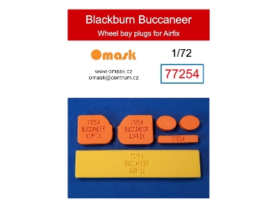 Blackburn Buccaneer - Wheel Bay Plugs (For Airfix Kits) - image 1