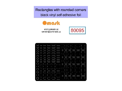 Rectangles With Rounded Corners 2-5 Mm (Self-adhesive Foil) - image 1