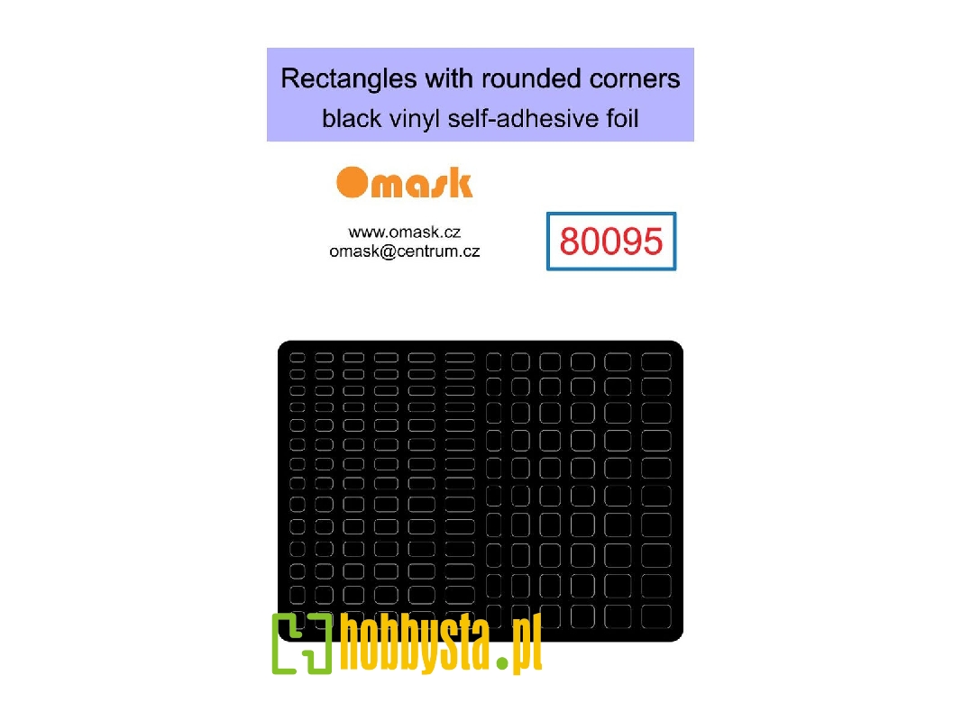 Rectangles With Rounded Corners 2-5 Mm (Self-adhesive Foil) - image 1