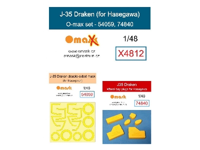 Saab J35 Draken - O-max Set (For Hasegawa Kits) - image 1