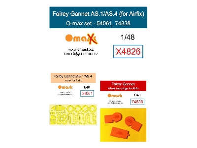 Fairey Gannet As.1 / As.4 - O-max Set (For Airfix Kits) - image 1