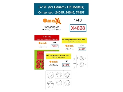 Boeing B-17 F - O-max Set (For Eduard And Hk Models Kits) - image 1