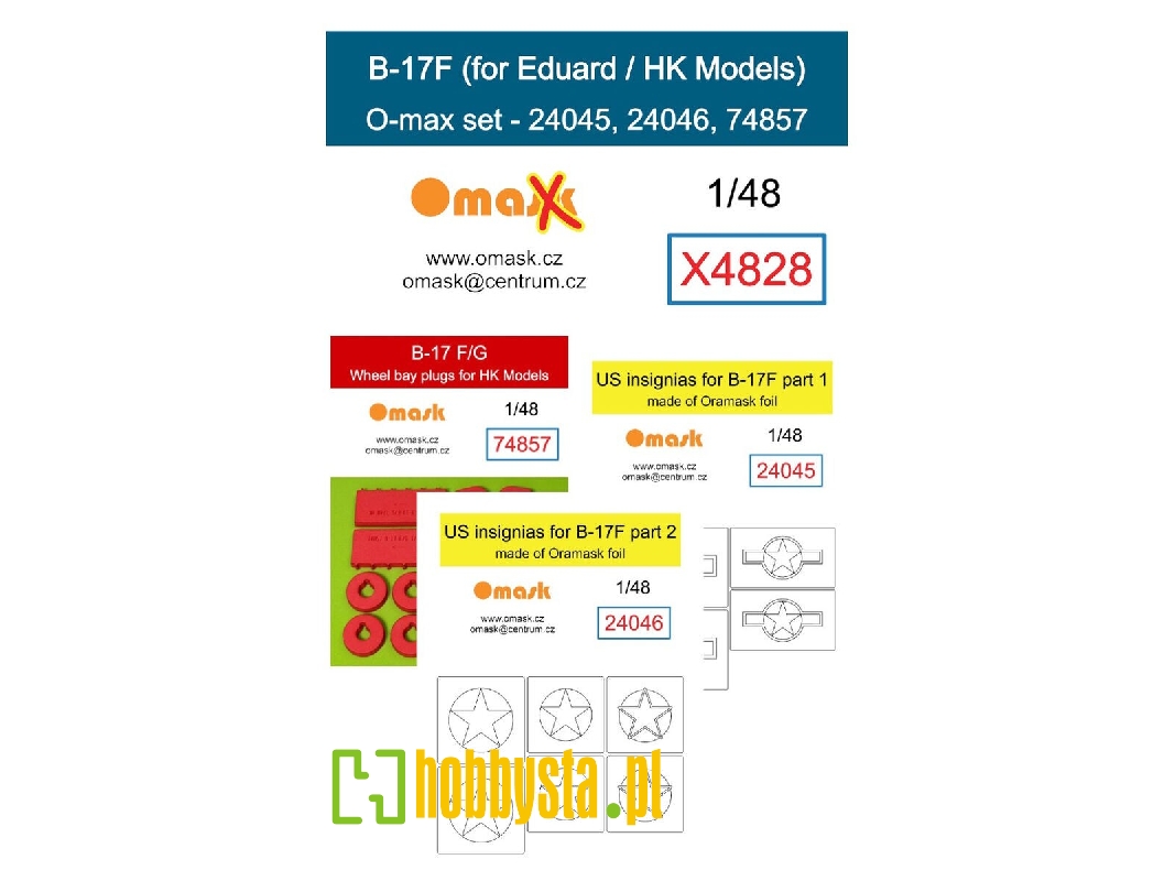 Boeing B-17 F - O-max Set (For Eduard And Hk Models Kits) - image 1