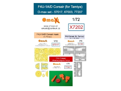 F4u-1a/D Corsair O-max Set (For Tamiya) - image 1