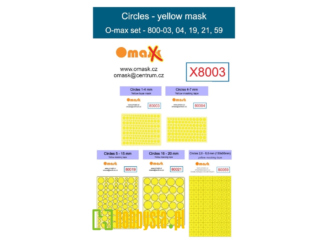 Circles Set - Yellow Mask Set - image 1