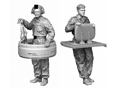 Waffen Ss Tiger I Turret Set (Operation Zitadelle / 2 Figures) - image 1