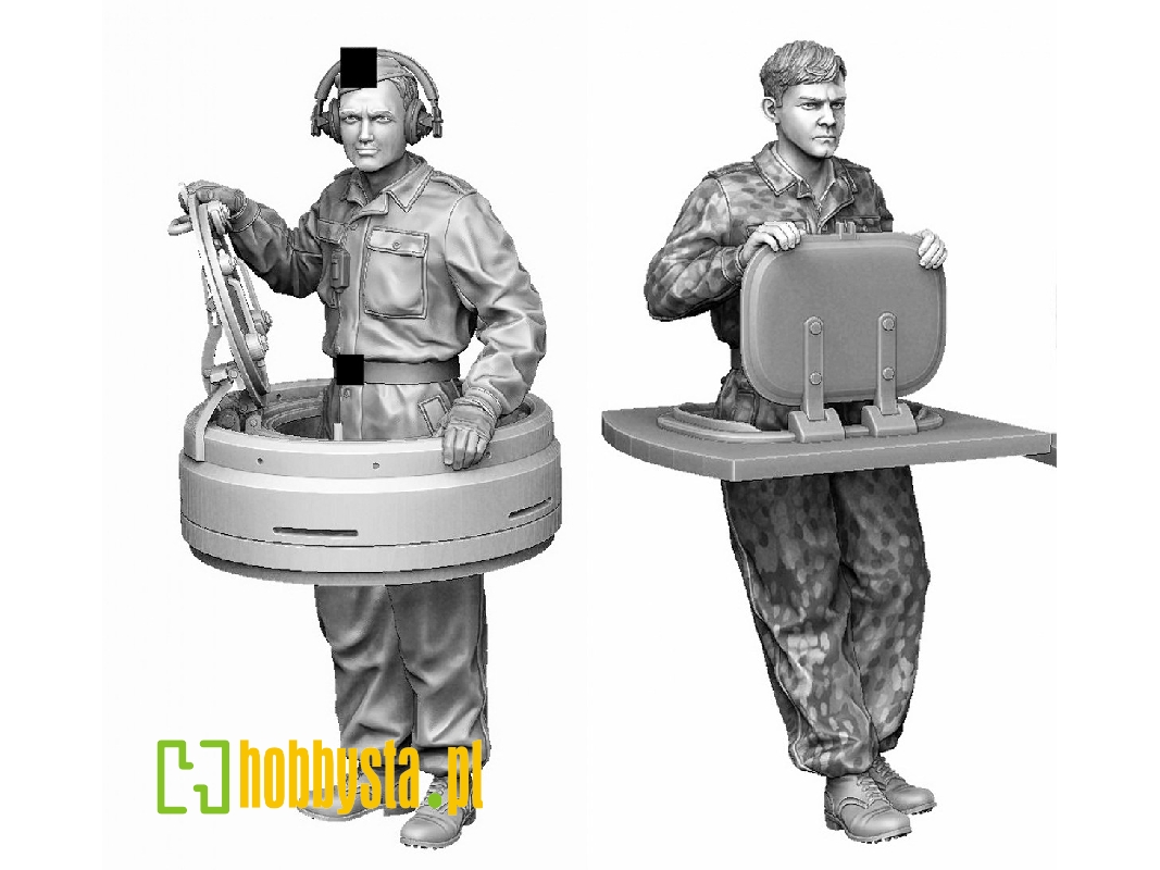 Waffen Ss Tiger I Turret Set (Operation Zitadelle / 2 Figures) - image 1
