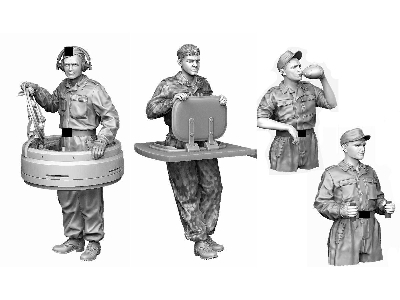 Waffen Ss Tiger I Crew Set (Operation Zitadelle / 4 Figures) - image 1