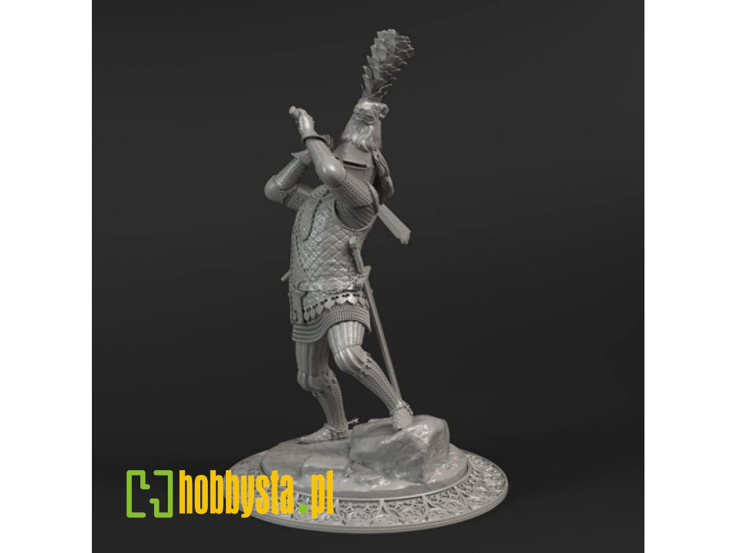 Knight With Falchon (Mid 14th Century) - image 1