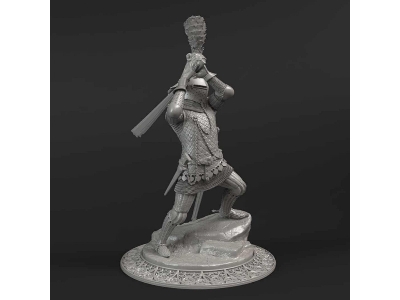 Knight With Falchon (Mid 14th Century) - image 2