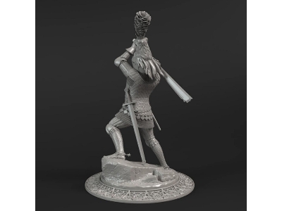 Knight With Falchon (Mid 14th Century) - image 3