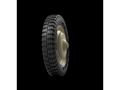 Vw Typ 82 Kubelwagen - Road Wheels With Protective Cap (Early) - image 2