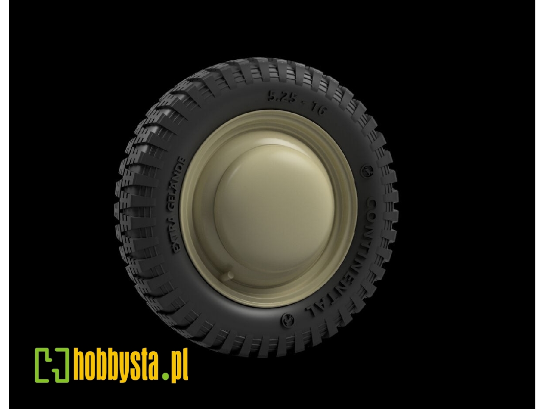 Vw Typ 82 Kubelwagen - Road Wheels With Protective Cap (Initial) - image 1