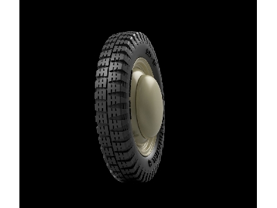 Vw Typ 82 Kubelwagen - Road Wheels With Protective Cap (Initial) - image 2