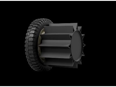 Vw Types 82 / 166 With Snow-rollers Drum Road Wheels - image 3