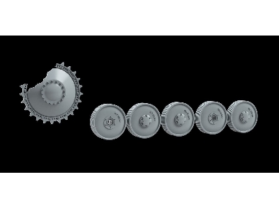 Pz.Kpfw Ii Ausf. C And F - Burn Out Wheels - image 1