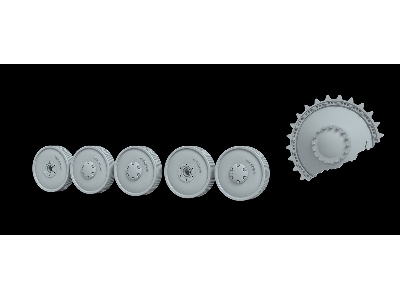 Pz.Kpfw Ii Ausf. C And F - Burn Out Wheels - image 2