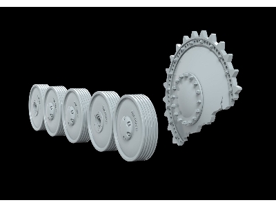 Pz.Kpfw Ii Ausf. C And F - Burn Out Wheels - image 3