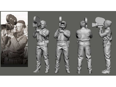 German Wwii Luftwaffe Ground Crew - Cameraman - image 1