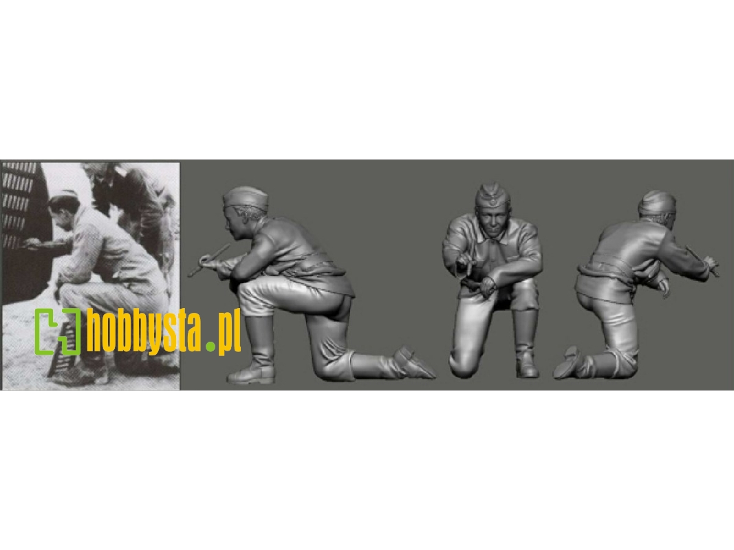 German Wwii Luftwaffe Ground Crew - Rudder Painter - image 1