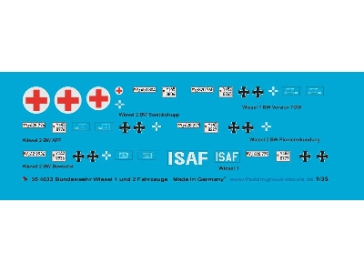 Bundeswehr Wiesel 1 And Wiesel 2 Decal Set - image 1