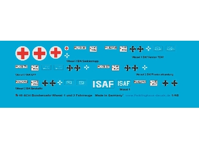 Bundeswehr Wiesel 1 And Wiesel 2 Decal Set - image 1